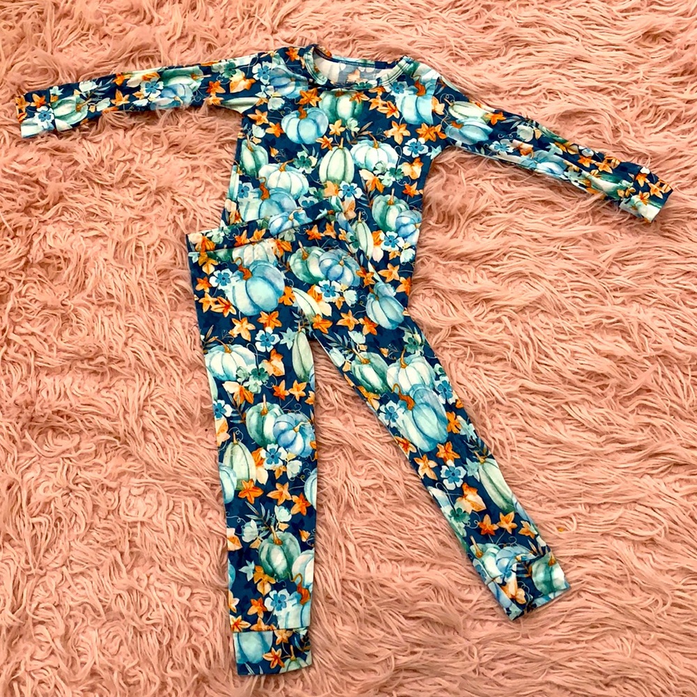 Birdie Bean 2T Pumpkin Pajamas